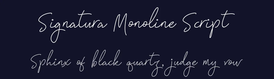 Signatura Monoline Script by Ianmikraz — Script Handwritten Font — thumbnail 2