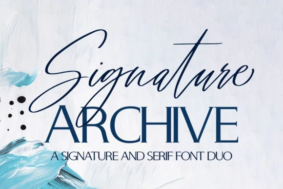 Signature Archive Font by freelingdesignhouse — Script Handwritten Font