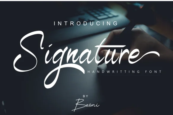 Signature Font by bee.genin by bee.genin β Script Handwritten Font