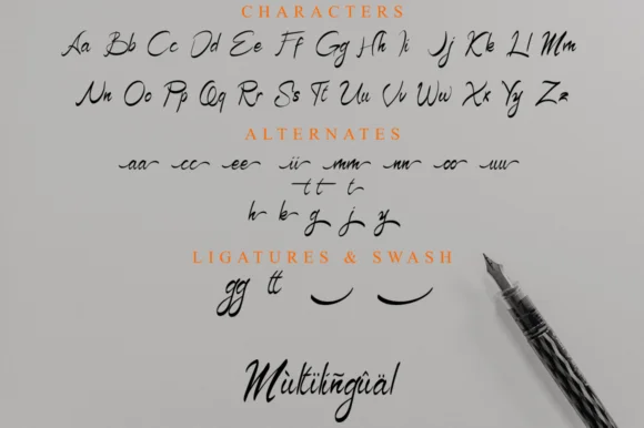 Signature Font by bee.genin by bee.genin — Script Handwritten Font — thumbnail 8