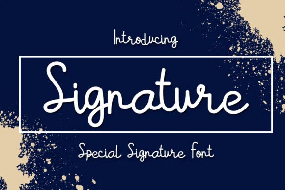 Signature Font by Mr.Soon Design by Mr.Soon Design — Script Handwritten Font