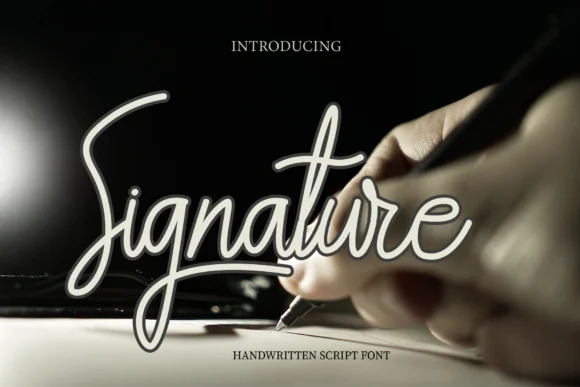 Signature Font by PAYJHOshop by PAYJHOshop — Script Handwritten Font
