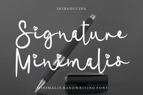 Signature Minimalis Font by Garcio — Script Handwritten Font