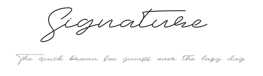 Signature