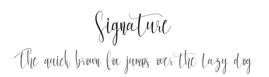 Signature