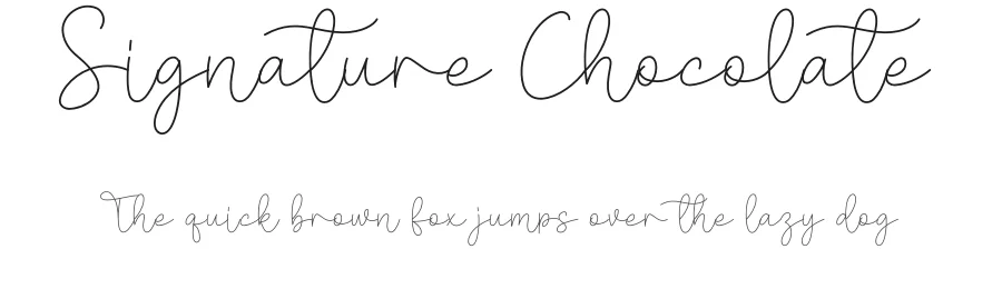 Signature Chocolate