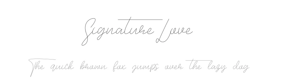 Signature Love