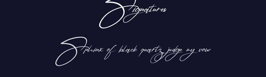 Signatures by Gado Gado — Script Handwritten Font — thumbnail 2
