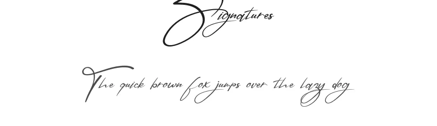 Signatures