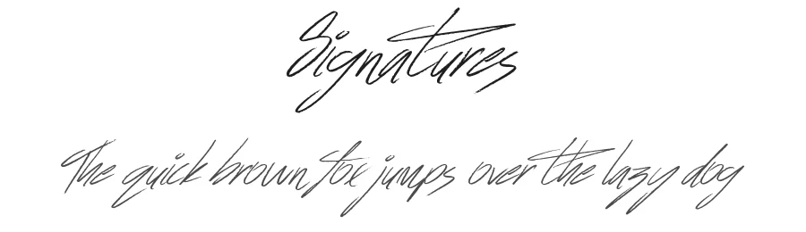 Signatures