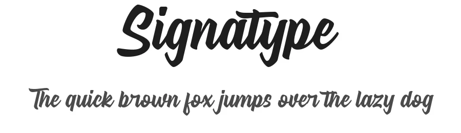Signatype