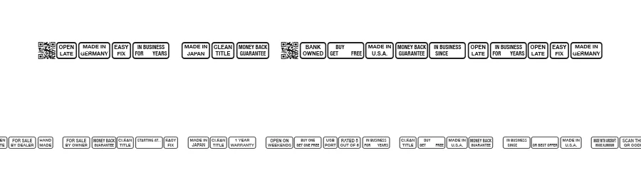 Signs for Advertising by JLH Fonts — Dingbats Font