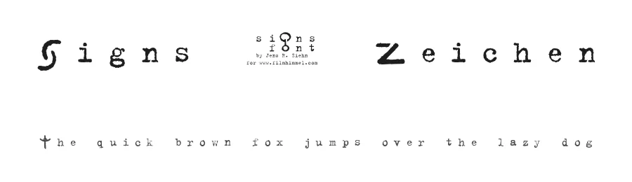 Signs - Zeichen