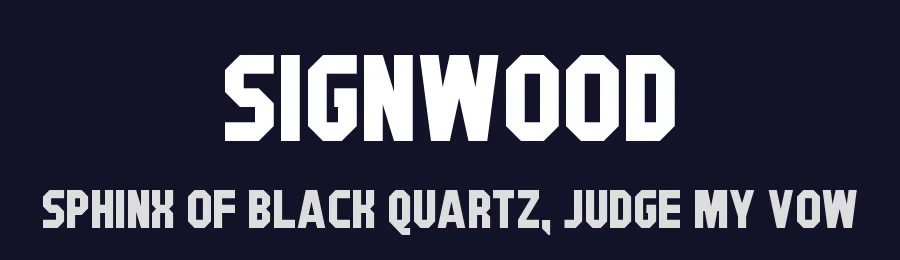 Signwood by GGBotNet — Decorative Font — thumbnail 2