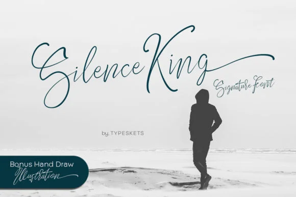 Silence King Font by Typeskets — Script Handwritten Font
