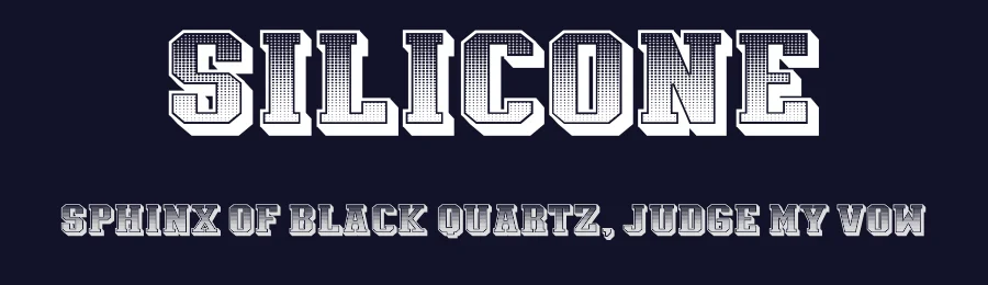Silicone by Vladimir Nikolic — Decorative Font — thumbnail 2