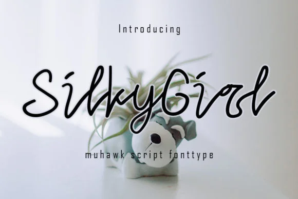 Silky Girl Font by muhawk47 — Script Handwritten Font