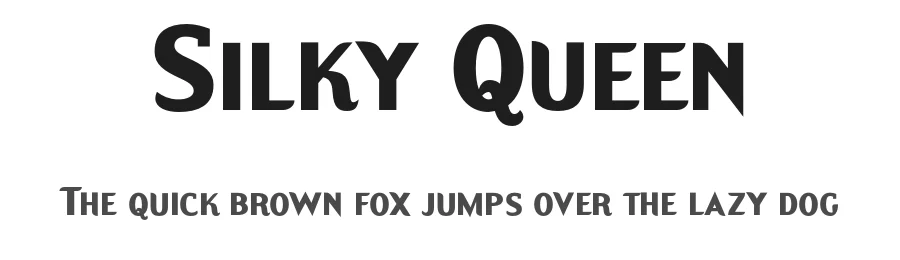 Silky Queen by Faqih Fawaji — Sans Serif Font
