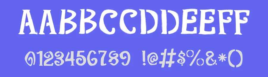 Silly Stencil by Tension Type — Decorative Font — thumbnail 3