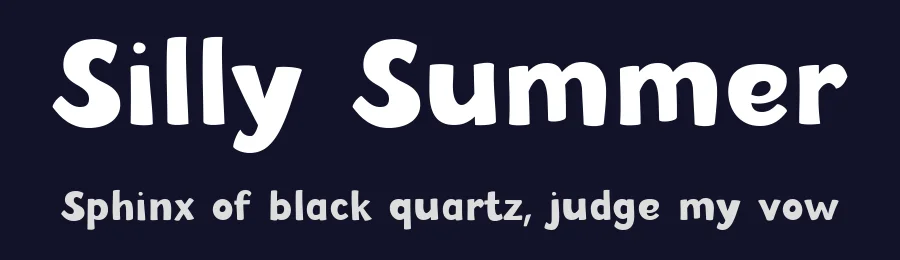 Silly Summer by Misti's Fonts — Decorative Font — thumbnail 2
