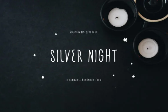 Silver Night Font by moonbandit — Script Handwritten Font