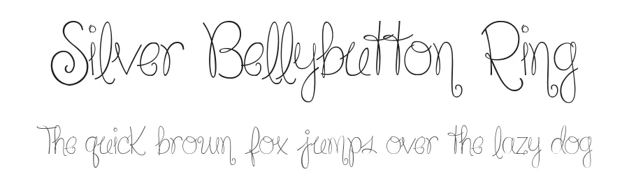 Silver Bellybutton Ring