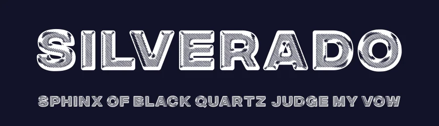 Silverado by Billy Argel Fonts ® — Decorative Font — thumbnail 2