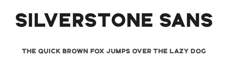 Silverstone Sans by Ghuroba Studio — Sans Serif Font