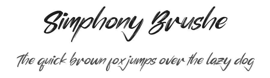 Simphony Brushe by Letterena Studios — Script Handwritten Font