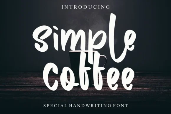 Simple Coffee Font by Garcio — Script Handwritten Font