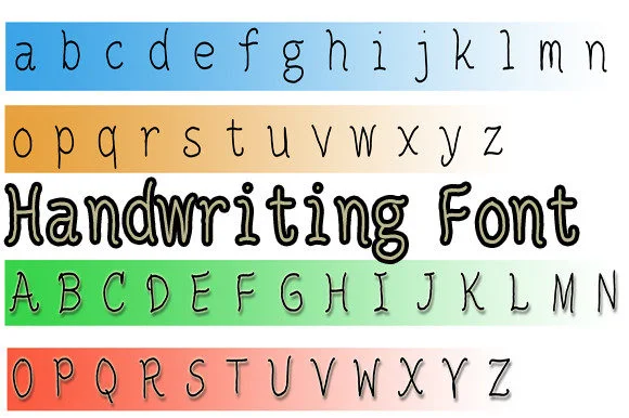 Simple Handwriting Font by ishop by ishop β Script Handwritten Font