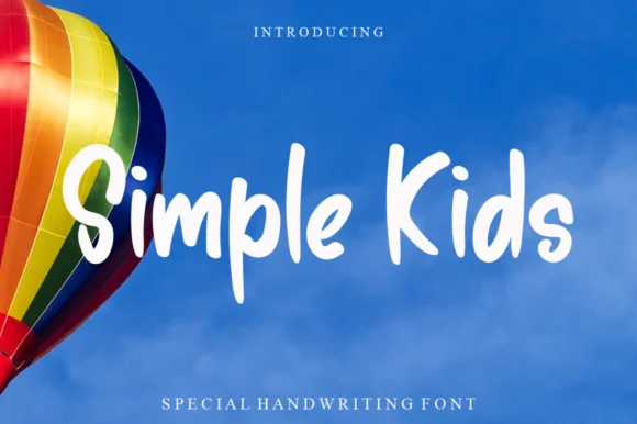 Simple Kids Font by Garcio — Script Handwritten Font