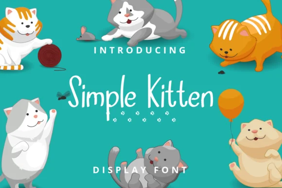 Simple Kitten Font by Planetz studio — Script Handwritten Font