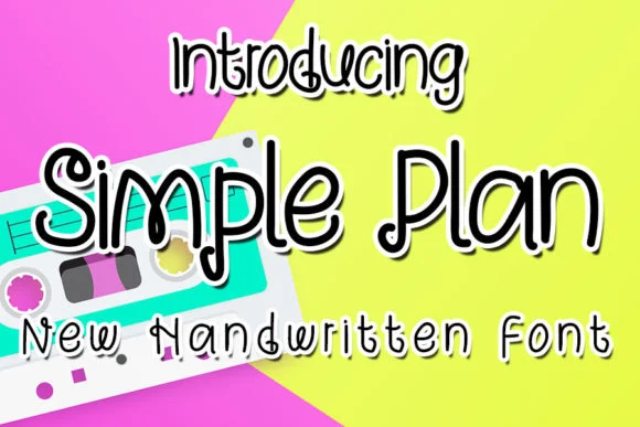 Simple Plan Font by Eddygoodboy — Script Handwritten Font