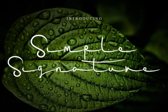 Simple Signature Font by Garcio by Garcio — Script Handwritten Font