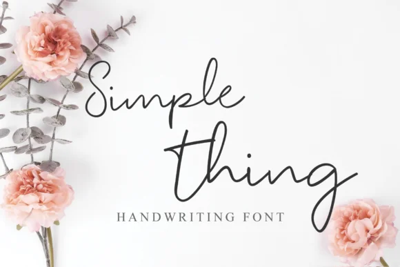 Simple Thing Font by erik studio by erik studio — Script Handwritten Font