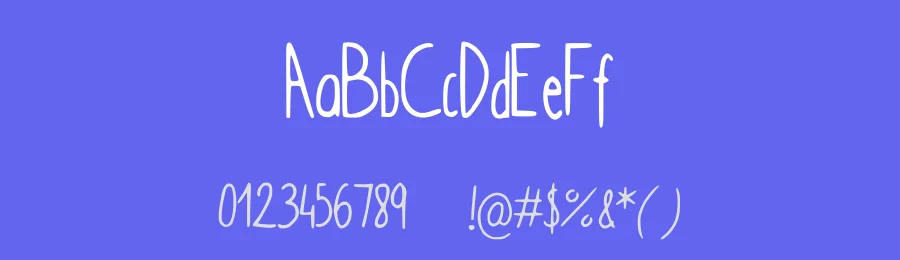 Simple Kindergarden by Sabina — Script Handwritten Font — thumbnail 3