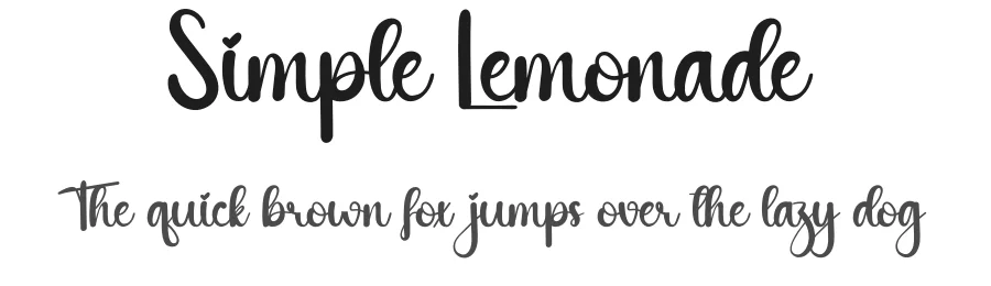 Simple Lemonade