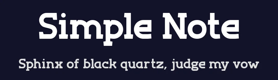Simple Note by Linecreative — Serif Font — thumbnail 2
