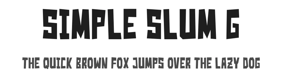 Simple Slum G