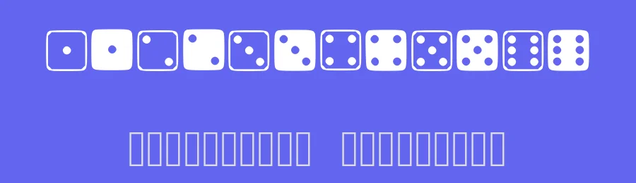 Simpledice by Kusane Hexaku — Dingbats Font — thumbnail 3