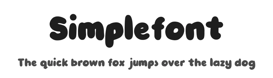 Simplefont