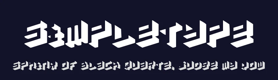 Simpletype by Fenotype — Display Font — thumbnail 2