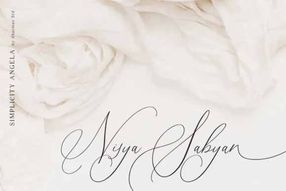 Simplicity Angela Font by Dharmas Studio — Script Handwritten Font — thumbnail 4