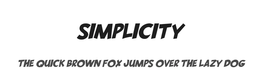 Simplicity by Billy Argel Fonts ® — Decorative Font