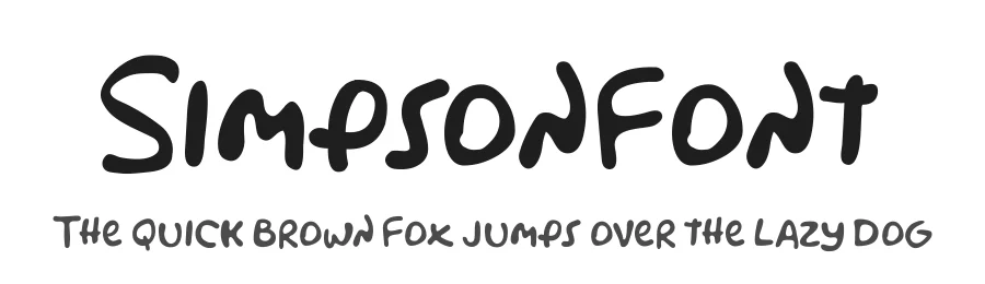 Simpsonfont
