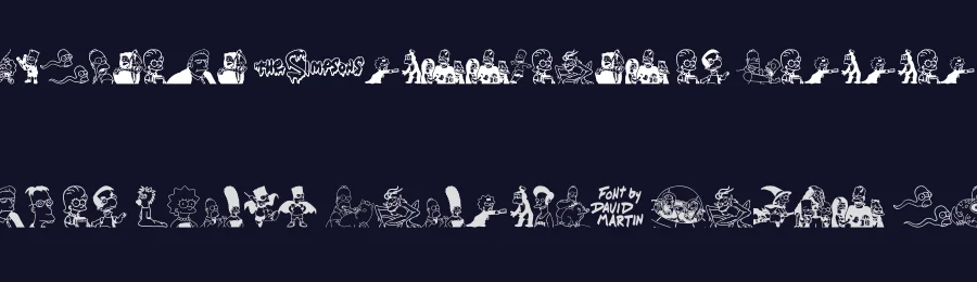 Simpsons Treehouse of Horror by xstreamed.tv — Dingbats Font — thumbnail 2
