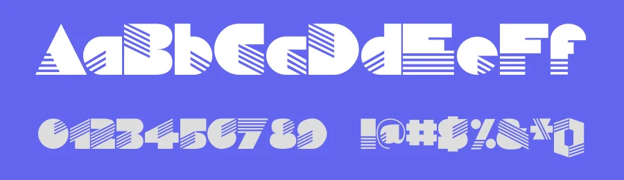 Simulata by Gary David Bouton — Decorative Font — thumbnail 3