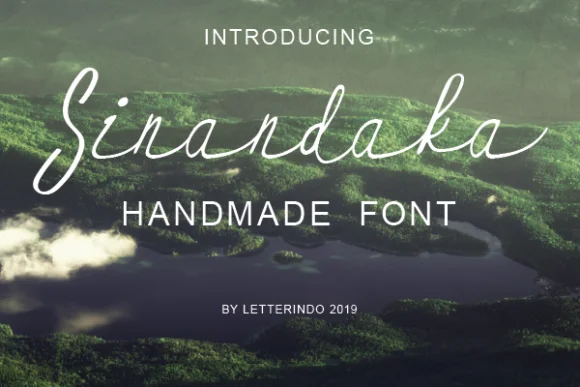 Sinandaka Font by johndesign540 — Script Handwritten Font