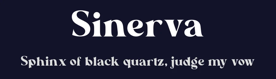 Sinerva by Aluyeah Studio — Sans Serif Font — thumbnail 2